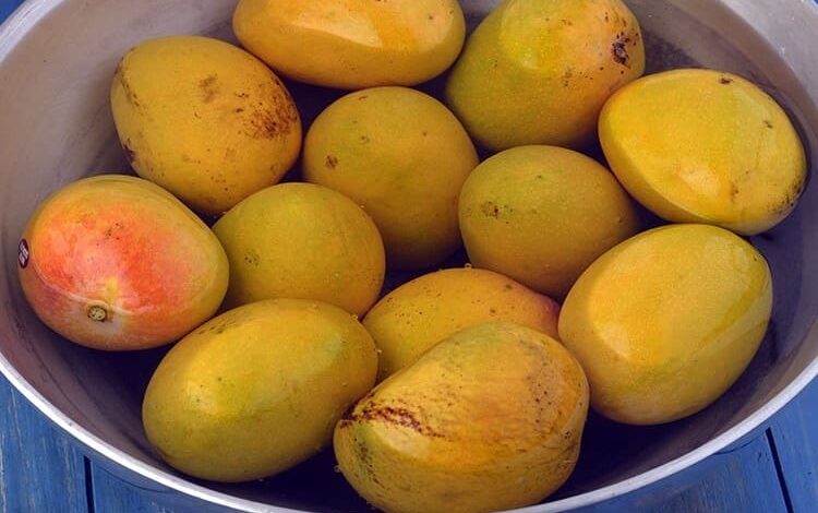 Soak mangoes